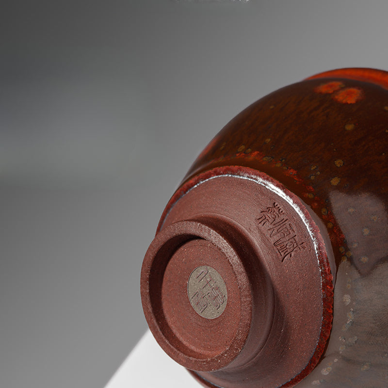 Wanqiantang Handmade Jianzhan Huang Wenyong Jianzhan Teacup Jianzhan Master Cup Genuine Single Cup Huang Wenyong Jianzhan