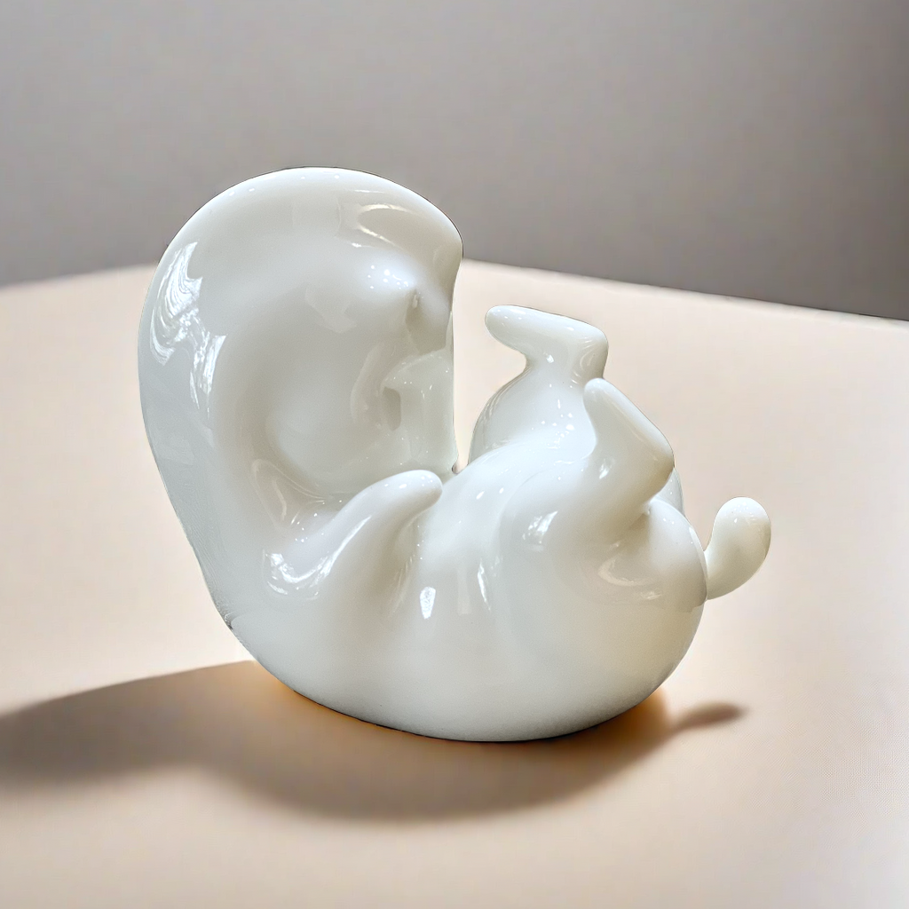 White porcelain pony