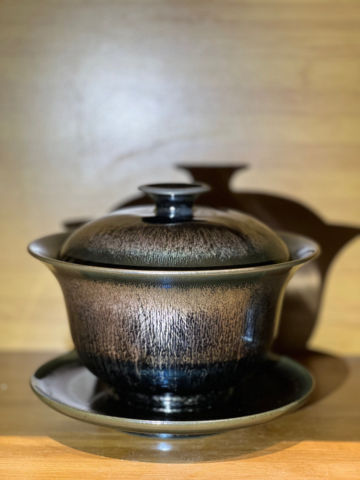 Large covered bowl