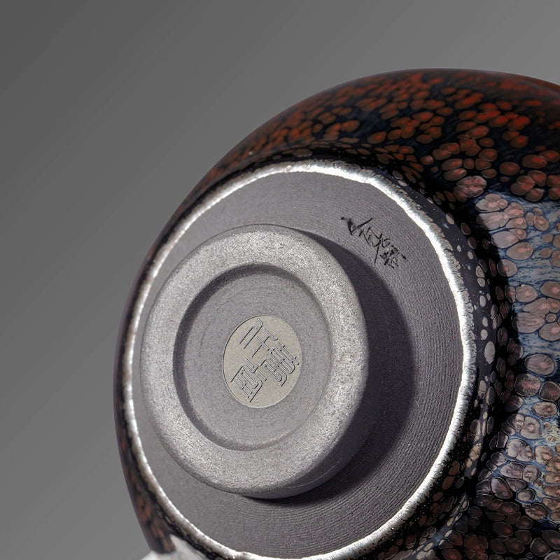 Wanqiantang Handmade Jianzhan Huang Wenyong Jianzhan Teacup Jianzhan Master Cup Genuine Single Cup Huang Wenyong Jianzhan