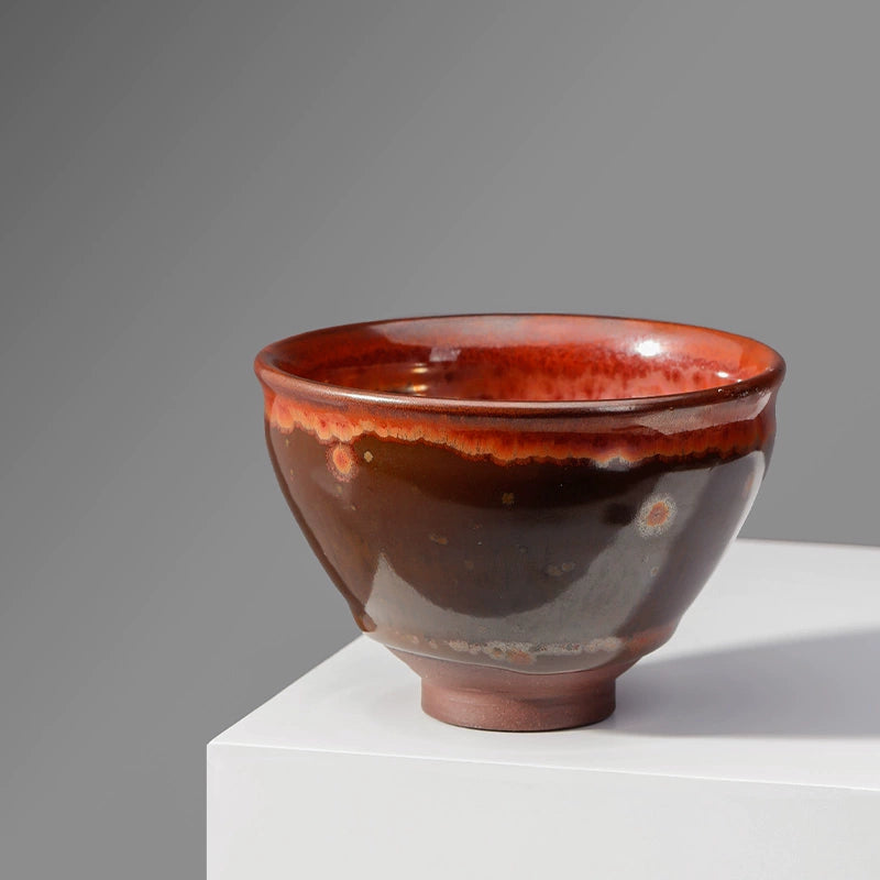 Wanqiantang Handmade Jianzhan Huang Wenyong Jianzhan Teacup Jianzhan Master Cup Genuine Single Cup Huang Wenyong Jianzhan