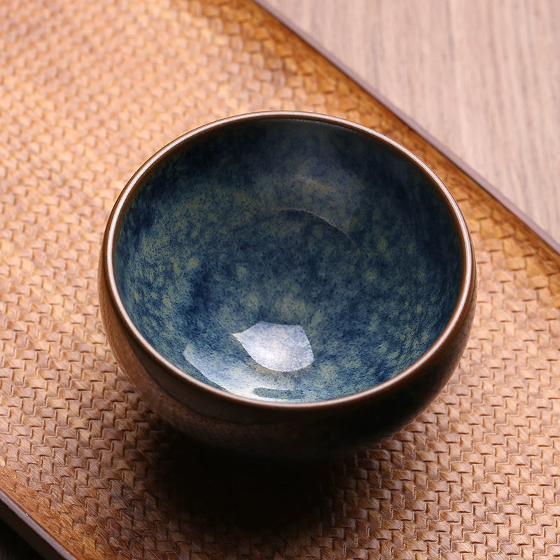 Intangible Cultural Heritage Master Li Zhengui Glacier Cave Huilan Jianzhan Master Cup Teacup Teacup All Handmade Tianmu Yao Change