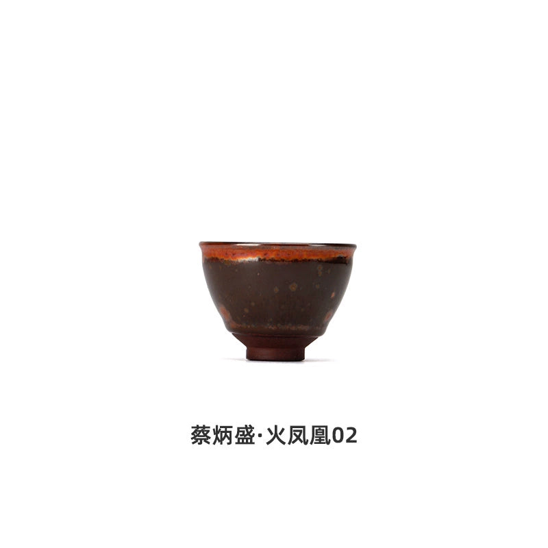 Wanqiantang Handmade Jianzhan Huang Wenyong Jianzhan Teacup Jianzhan Master Cup Genuine Single Cup Huang Wenyong Jianzhan