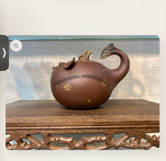 Puffer Zisha teapot