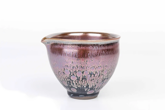 Colored Gold Flower Carving - Eagle Mouth Justice Cup